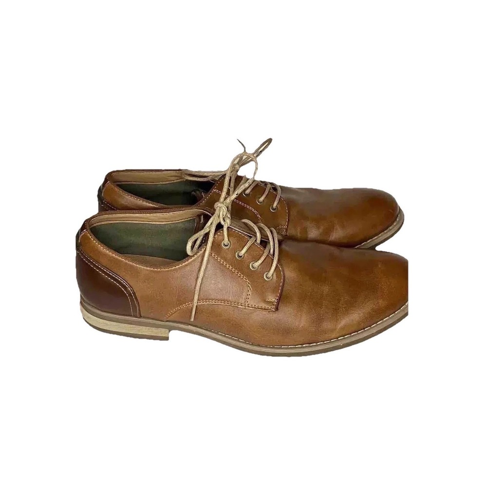 JF J Ferrar Shoes Sz 9.5 Kent Brown Men's Lace Up